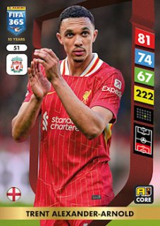 Trent Alexander-Arnold Liverpool Panini FIFA 365 2025 Adrenalyn XL #51