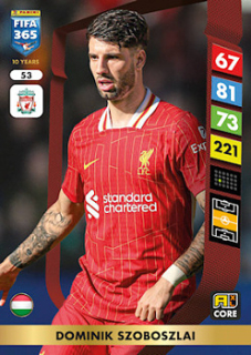 Dominik Szoboszlai Liverpool Panini FIFA 365 2025 Adrenalyn XL #53