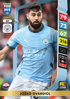 Josko Gvardiol Manchester City Panini FIFA 365 2025 Adrenalyn XL #68