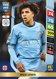 Rico Lewis Manchester City Panini FIFA 365 2025 Adrenalyn XL #71