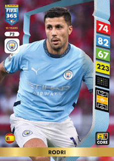 Rodri Manchester City Panini FIFA 365 2025 Adrenalyn XL #72