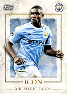 Micah Richards Manchester City Topps Manchester City Team Set 2022/23 Icon 