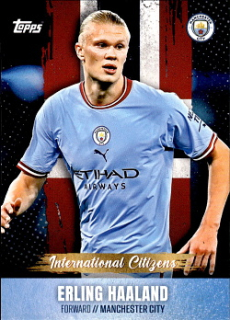 Erling Haaland Manchester City Topps Manchester City Team Set 2022/23 International Citizens 