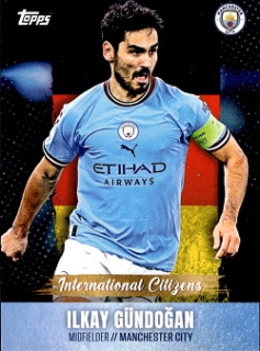 Ilkay Gundogan Manchester City Topps Manchester City Team Set 2022/23 International Citizens 