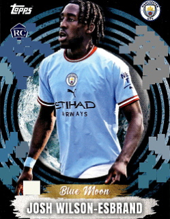 Josh Wilson-Esbrand Manchester City Topps Manchester City Team Set 2022/23 Blue Moon 