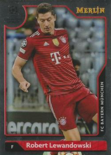 Robert Lewandowski Bayern Munchen Topps Merlin Chrome UEFA Club Competitions 2021/22 #1