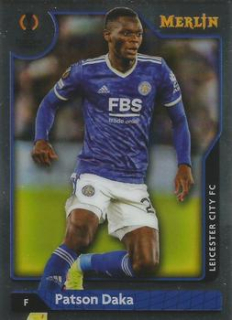 Patson Daka Leicester City Topps Merlin Chrome UEFA Club Competitions 2021/22 #3