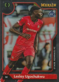 Lesley Ugochukwu Stade Rennais Topps Merlin Chrome UEFA Club Competitions 2021/22 #8