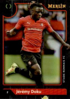 Jeremy Doku Stade Rennais Topps Merlin Chrome UEFA Club Competitions 2021/22 #11