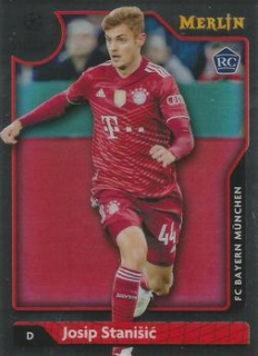 Josip Stanisic Bayern Munchen Topps Merlin Chrome UEFA Club Competitions 2021/22 #20