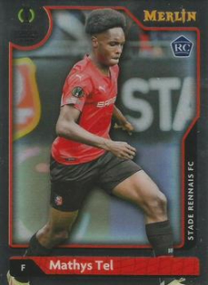 Mathys Tel Stade Rennais Topps Merlin Chrome UEFA Club Competitions 2021/22 #22