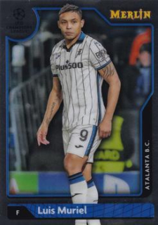 Luis Muriel Atalanta BC Topps Merlin Chrome UEFA Club Competitions 2021/22 #24