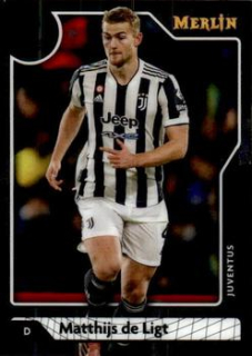 Matthijs de Ligt Juventus FC Topps Merlin Chrome UEFA Club Competitions 2021/22 #28