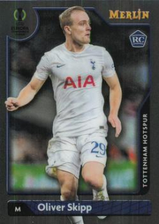 Oliver Skipp Tottenham Hotspur Topps Merlin Chrome UEFA Club Competitions 2021/22 #29