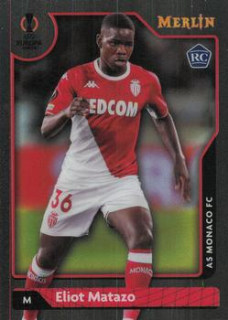 Eliot Matazo AS Monaco Topps Merlin Chrome UEFA Club Competitions 2021/22 #31