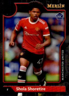 Shola Shoretire Manchester United Topps Merlin Chrome UEFA Club Competitions 2021/22 #35