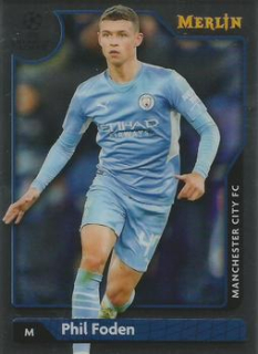 Phil Foden Manchester City Topps Merlin Chrome UEFA Club Competitions 2021/22 #38