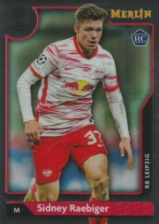 Sidney Raebiger RB Leipzig Topps Merlin Chrome UEFA Club Competitions 2021/22 #39