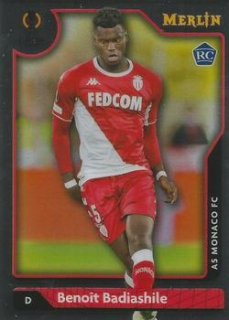 Benoit Badiashile AS Monaco Topps Merlin Chrome UEFA Club Competitions 2021/22 #40