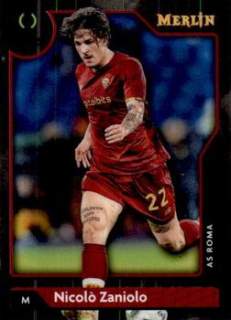 Nicolo Zaniolo AS Roma Topps Merlin Chrome UEFA Club Competitions 2021/22 #41