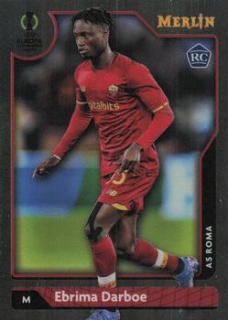 Ebrima Darboe AS Roma Topps Merlin Chrome UEFA Club Competitions 2021/22 #42