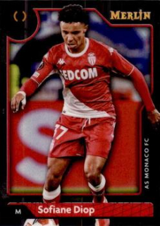 Sofiane Diop AS Monaco Topps Merlin Chrome UEFA Club Competitions 2021/22 #45