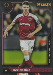 Declan Rice West Ham United Topps Merlin Chrome UEFA Club Competitions 2021/22 #51