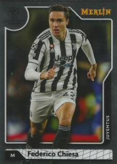 Federico Chiesa Juventus FC Topps Merlin Chrome UEFA Club Competitions 2021/22 #54