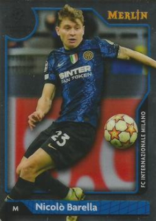 Nicolo Barella Internazionale Milano Topps Merlin Chrome UEFA Club Competitions 2021/22 #57