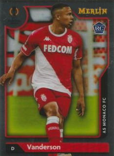 Vanderson AS Monaco Topps Merlin Chrome UEFA Club Competitions 2021/22 #61