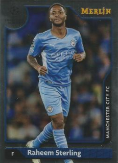 Raheem Sterling Manchester City Topps Merlin Chrome UEFA Club Competitions 2021/22 #62