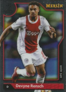 Devyne Rensch AFC Ajax Topps Merlin Chrome UEFA Club Competitions 2021/22 #63