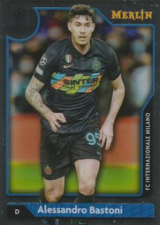 Alessandro Bastoni Internazionale Milano Topps Merlin Chrome UEFA Club Competitions 2021/22 #64