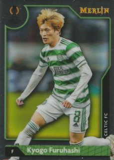 Kyogo Furuhashi Celtic Glasgow Topps Merlin Chrome UEFA Club Competitions 2021/22 #66