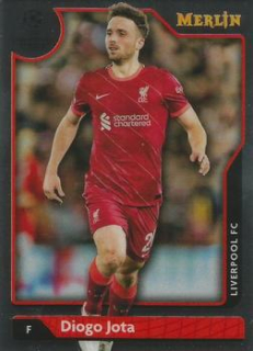 Diogo Jota Liverpool Topps Merlin Chrome UEFA Club Competitions 2021/22 #70