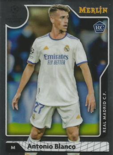 Antonio Blanco Real Madrid Topps Merlin Chrome UEFA Club Competitions 2021/22 #77