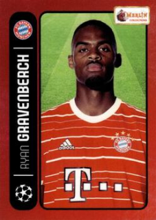 Ryan Gravenberch Bayern Munchen Topps Merlin Heritage 98 UEFA Club Competitions 2022/23 #19