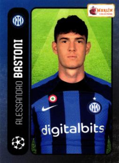 Alessandro Bastoni Internazionale Milano Topps Merlin Heritage 98 UEFA Club Competitions 2022/23 #22