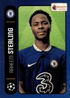 Raheem Sterling Chelsea Topps Merlin Heritage 98 UEFA Club Competitions 2022/23 #44