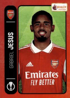 Gabriel Jesus Arsenal Topps Merlin Heritage 98 UEFA Club Competitions 2022/23 #73