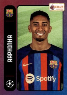 Raphinha FC Barcelona Topps Merlin Heritage 98 UEFA Club Competitions 2022/23 #74