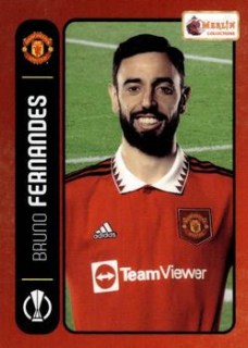 Bruno Fernandes Manchester United Topps Merlin Heritage 98 UEFA Club Competitions 2022/23 #79