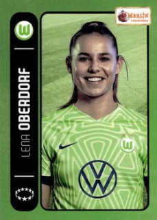 Lena Oberdorf VfL Wolfsburg Topps Merlin Heritage 98 UEFA Club Competitions 2022/23 #88