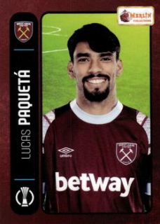 Lucas Paqueta West Ham United Topps Merlin Heritage 98 UEFA Club Competitions 2022/23 #104