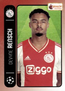 Devyne Rensch AFC Ajax Topps Merlin Heritage 98 UEFA Club Competitions 2022/23 #109