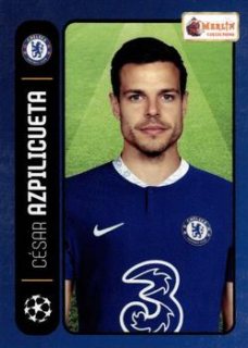 Cesar Azpilicueta Chelsea Topps Merlin Heritage 98 UEFA Club Competitions 2022/23 #119