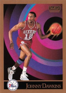 Johnny Dawkins Philadelphia 76ers 1990/91 SkyBox NBA #214