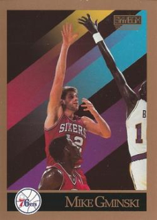 Mike Gminski Philadelphia 76ers 1990/91 SkyBox NBA #215