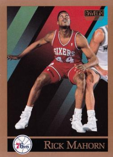 Rick Mahorn Philadelphia 76ers 1990/91 SkyBox NBA #217