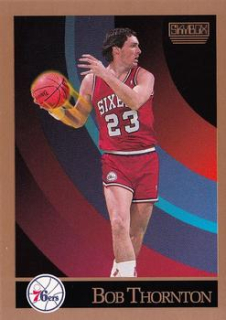 Bob Thornton Philadelphia 76ers 1990/91 SkyBox NBA #219